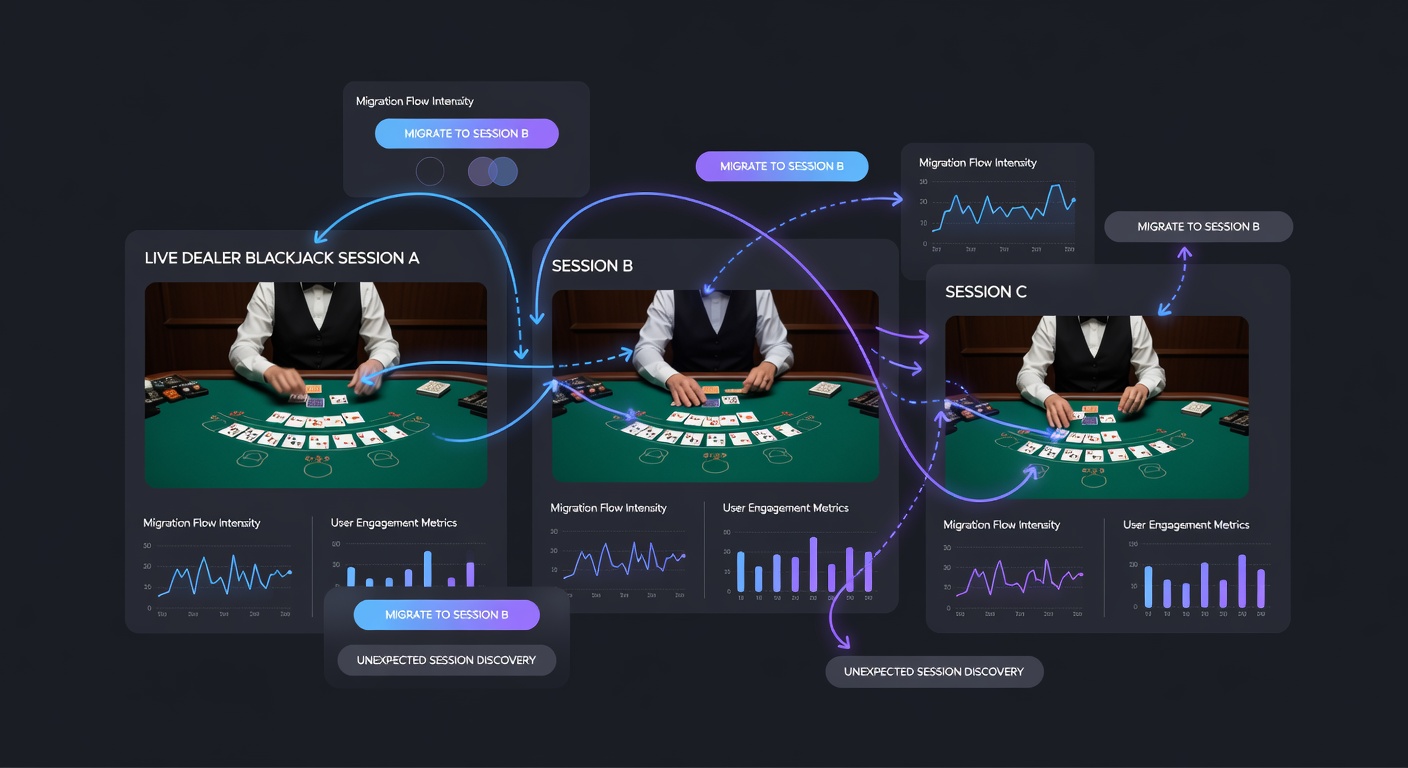 Close-up of mobile screen showing gesture controls and contextual notifications linking live blackjack to sportsbook odds